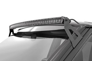 LED Light Bar - Rough Country - 50 Inch Black Series | Curved | Single Row - Black